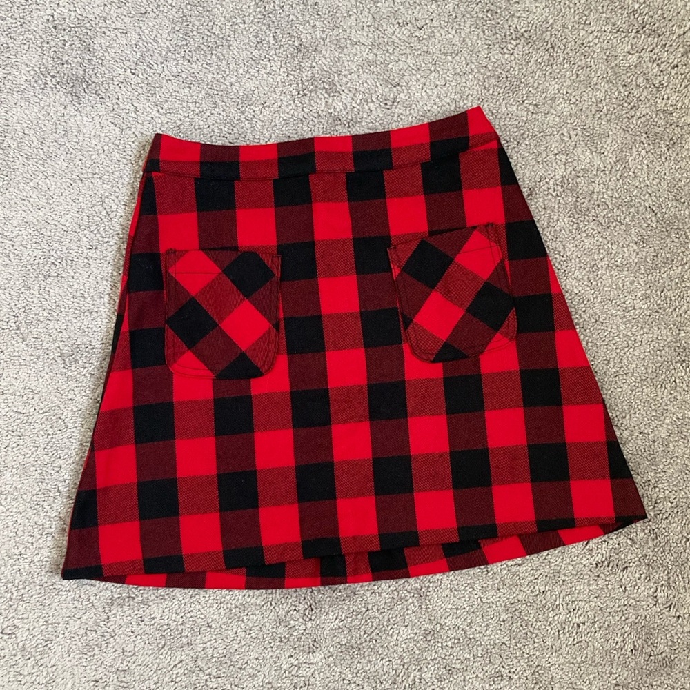 Tartan mini skirt
